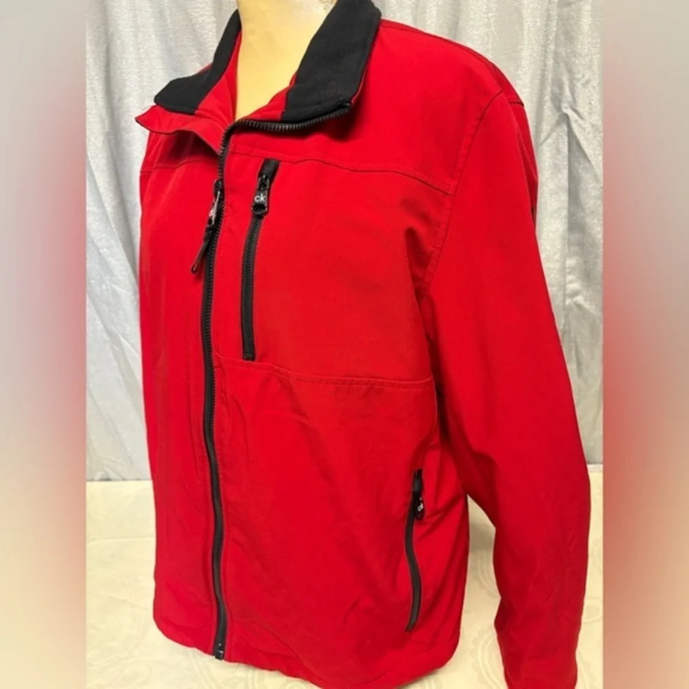Calvin Klein Sherpa Lined Infinite Stretch Soft Shell Jacket - Size: M